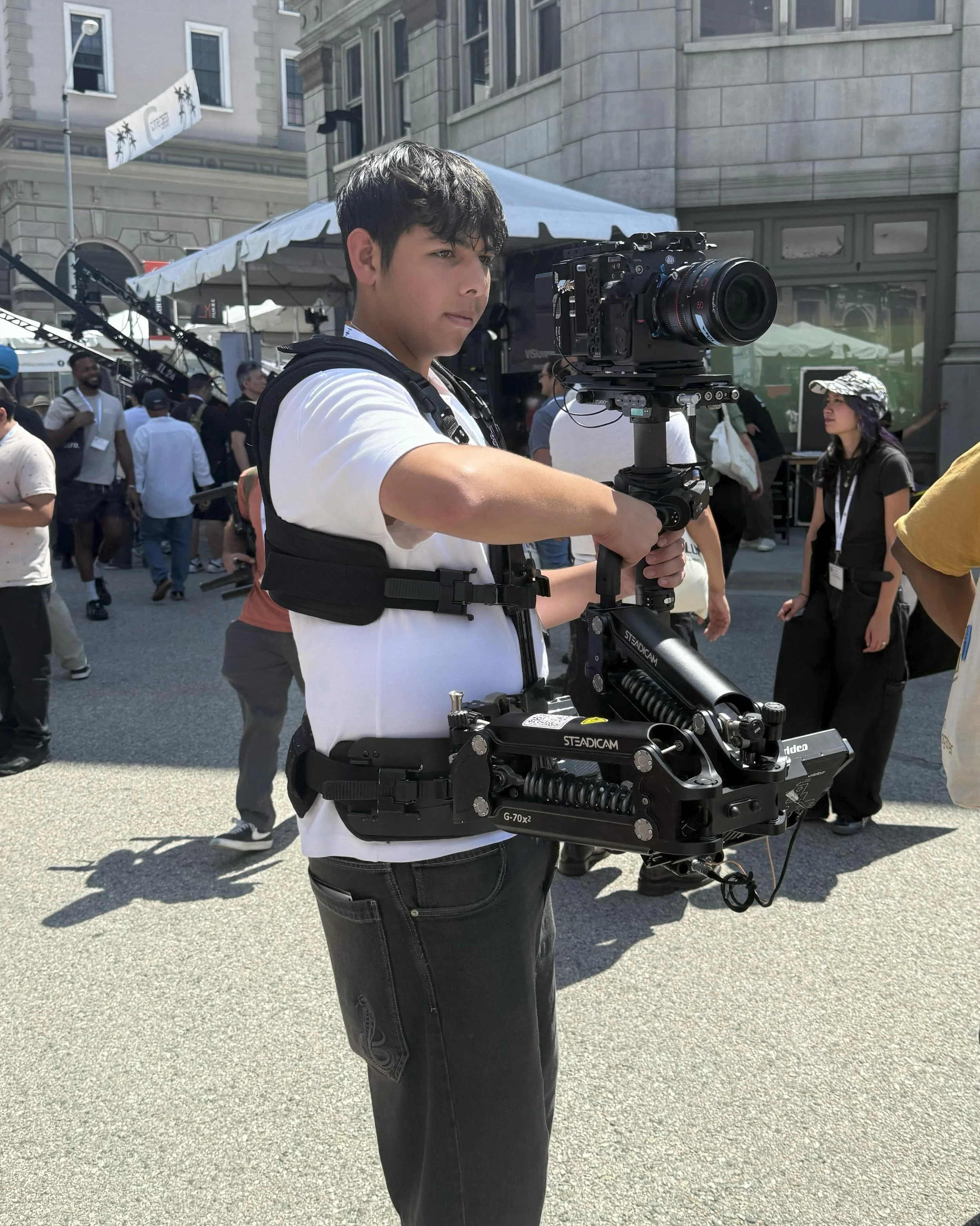 Highlight of my weekend was getting to spend @cine_gear_expo and learning from so many experts🎥 #2026cinegearexpola