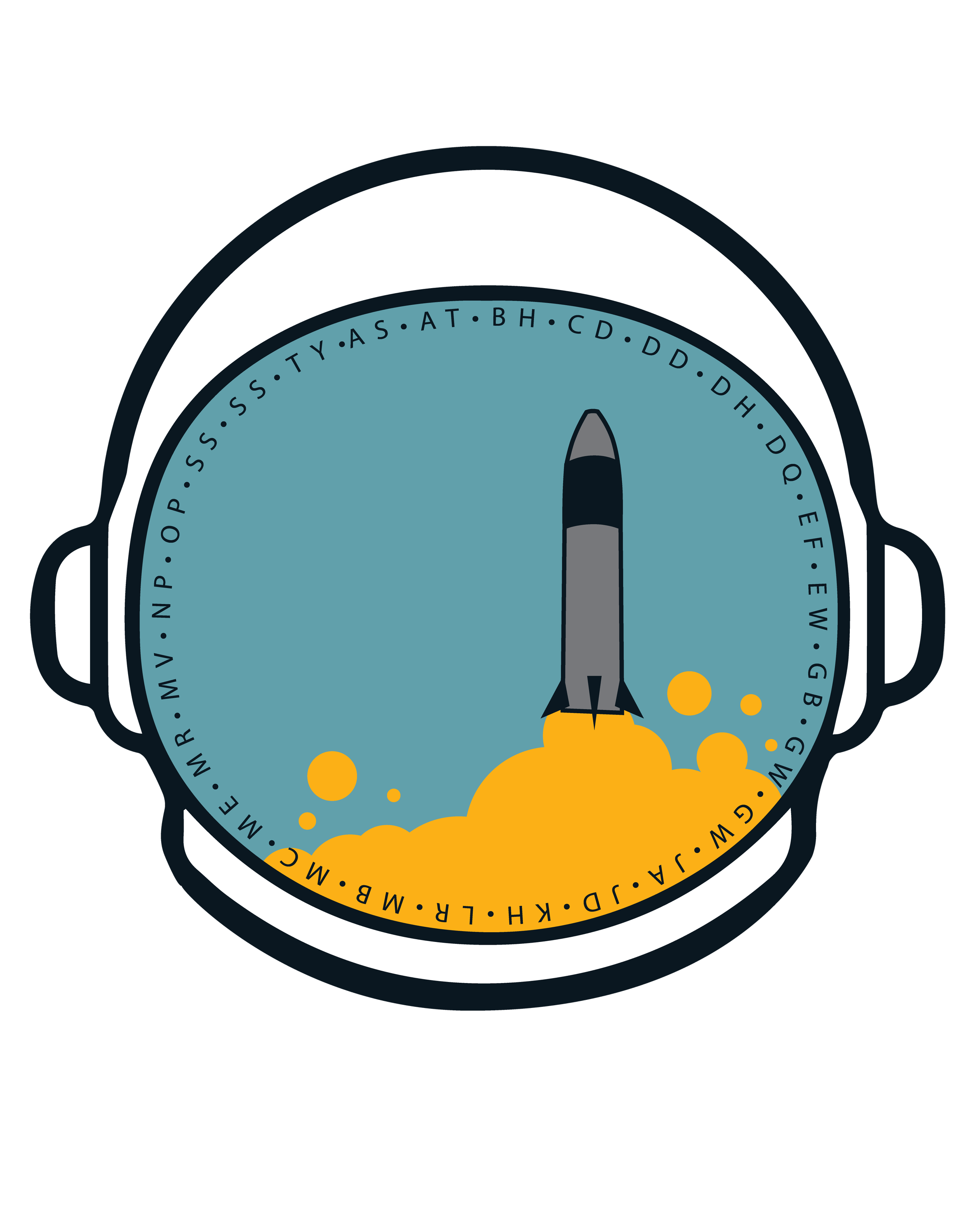 Astronaut patch_Bright Orange Astronomy Logo.png