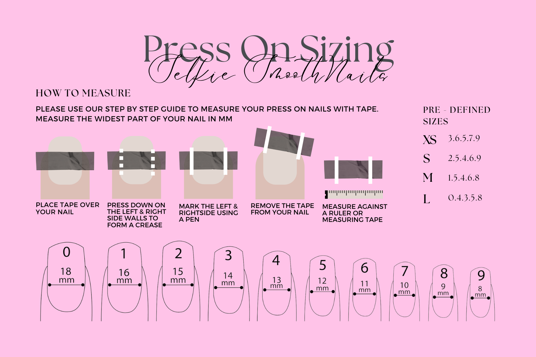 Physical Sizing Kit