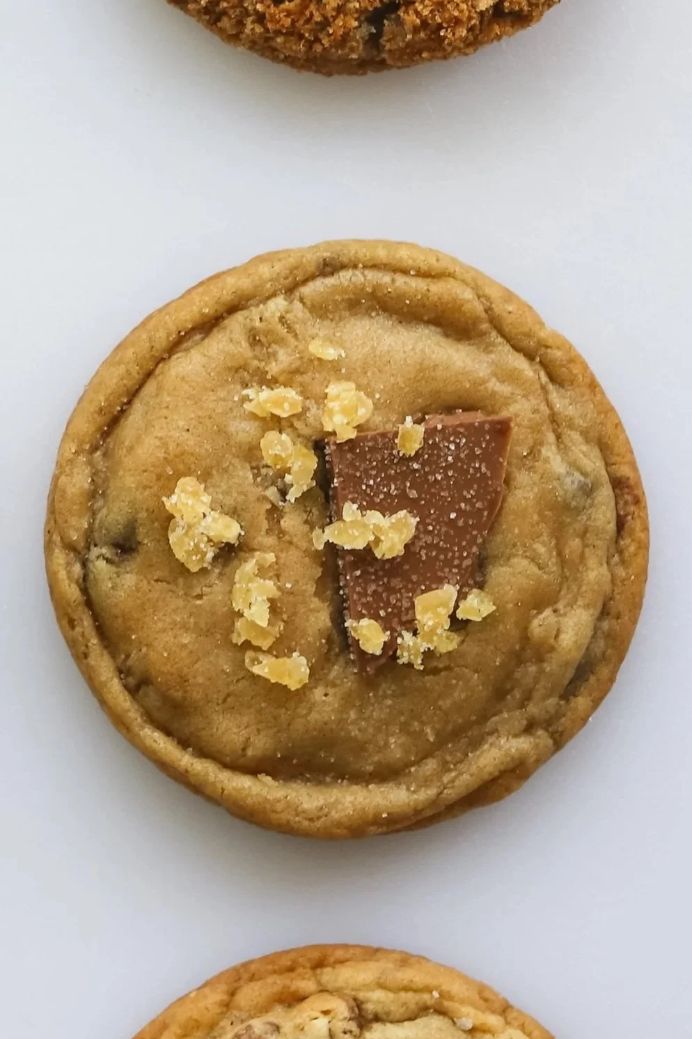 Candied Ginger & Chocolate Chunk Cookie