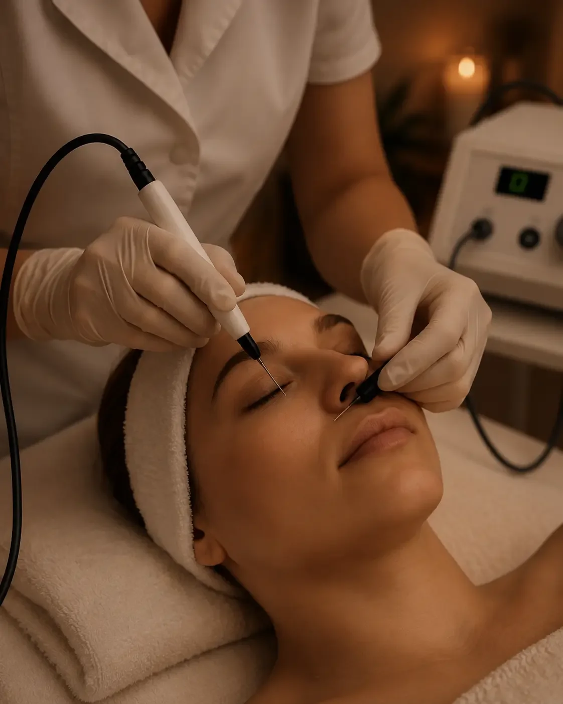electrolysis facial hair removal