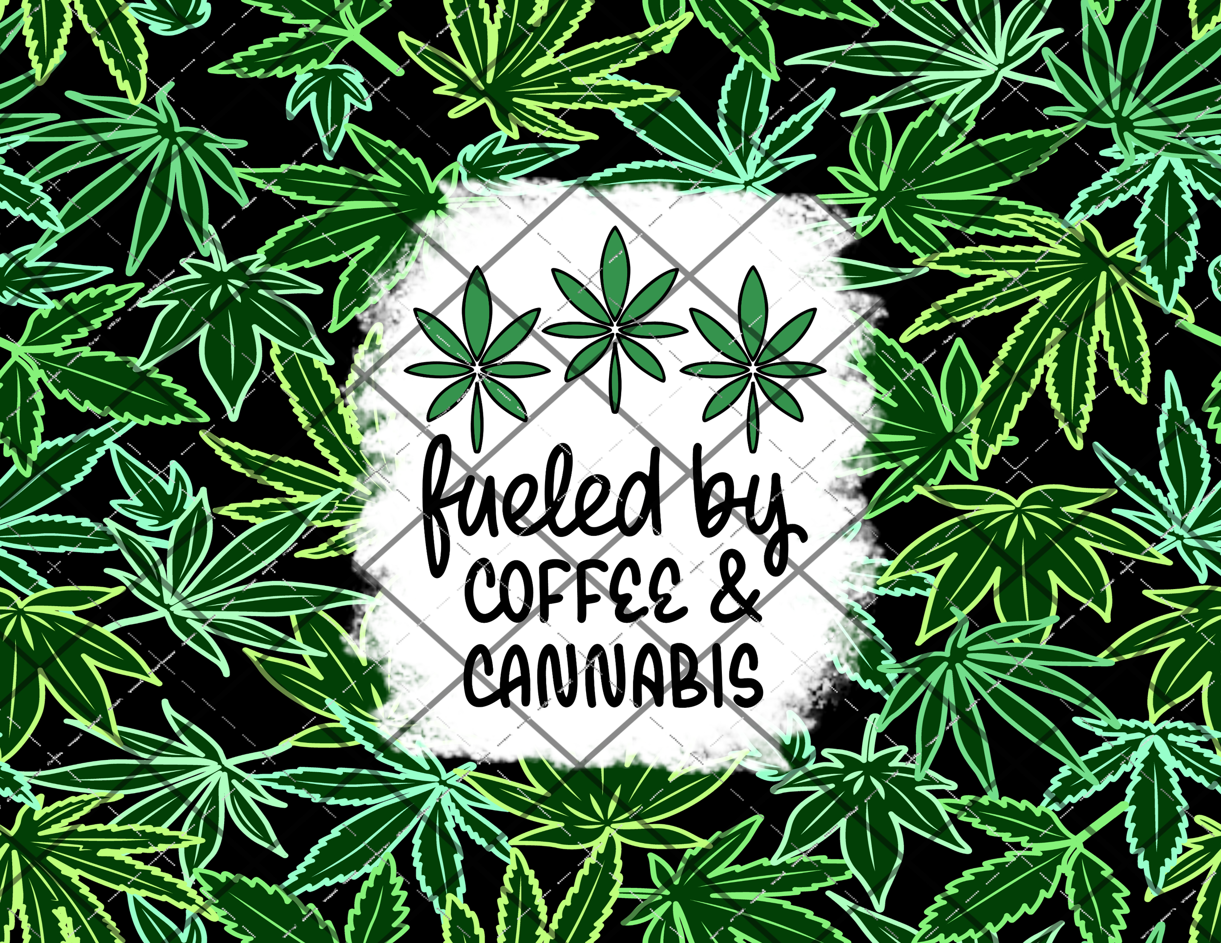 Fueled by Cannabis 20oz Skinny Wrap DIGITAL DOWNLOAD