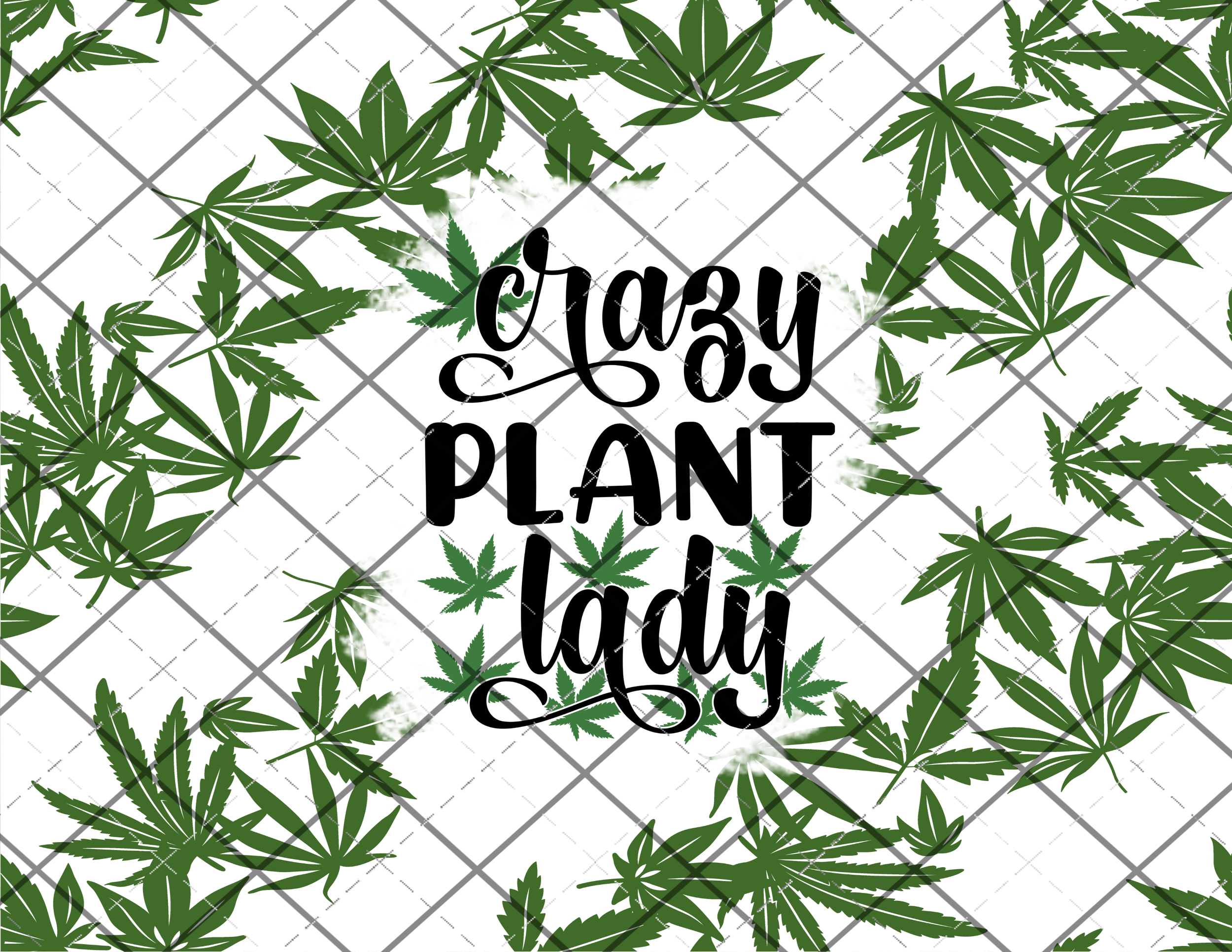 Crazy Plant Lady 20oz Skinny Wrap DIGITAL DOWNLOAD