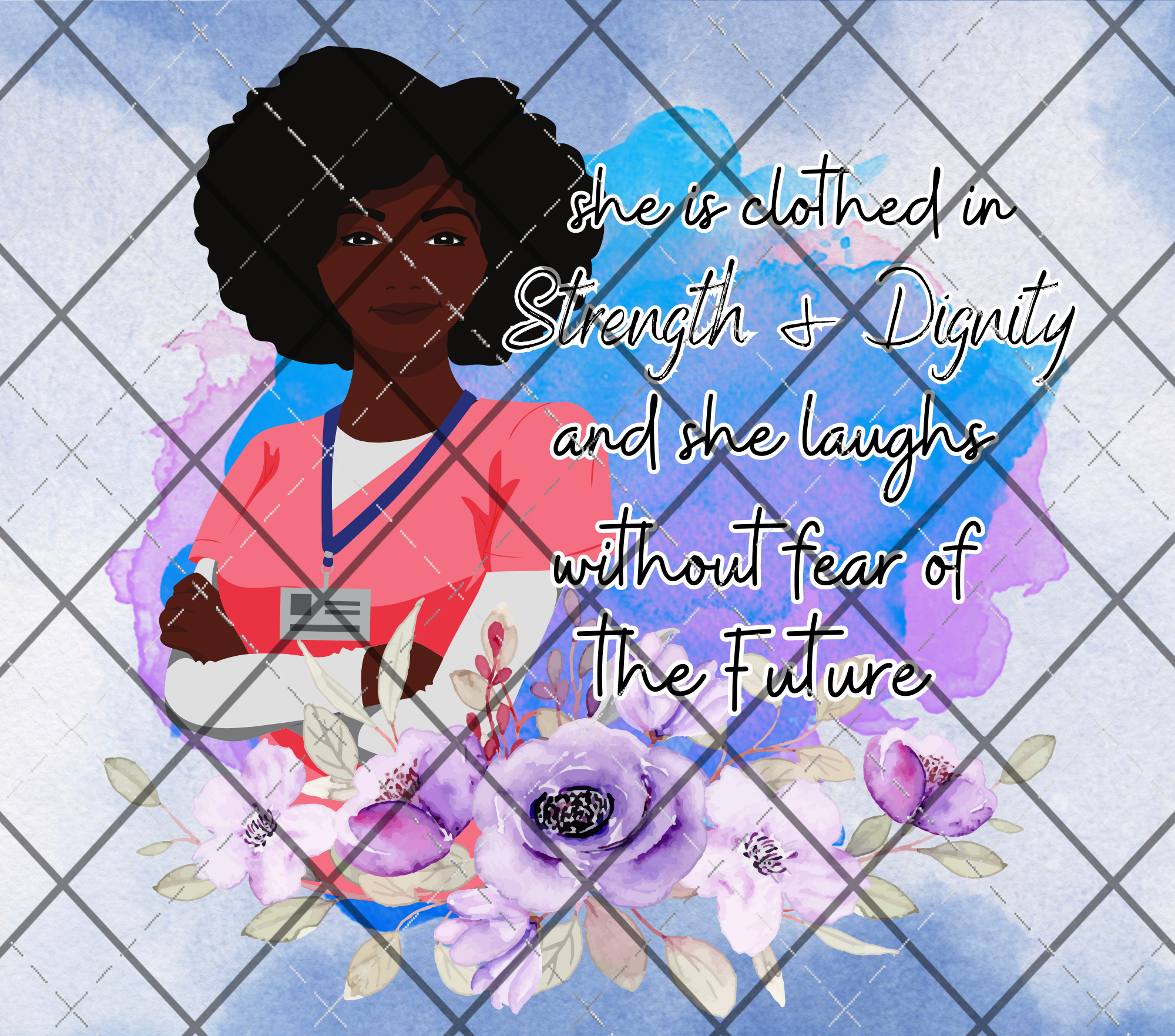 Clothed in Strength & Dignity 20oz Skinny Wrap DIGITAL DOWNLOAD