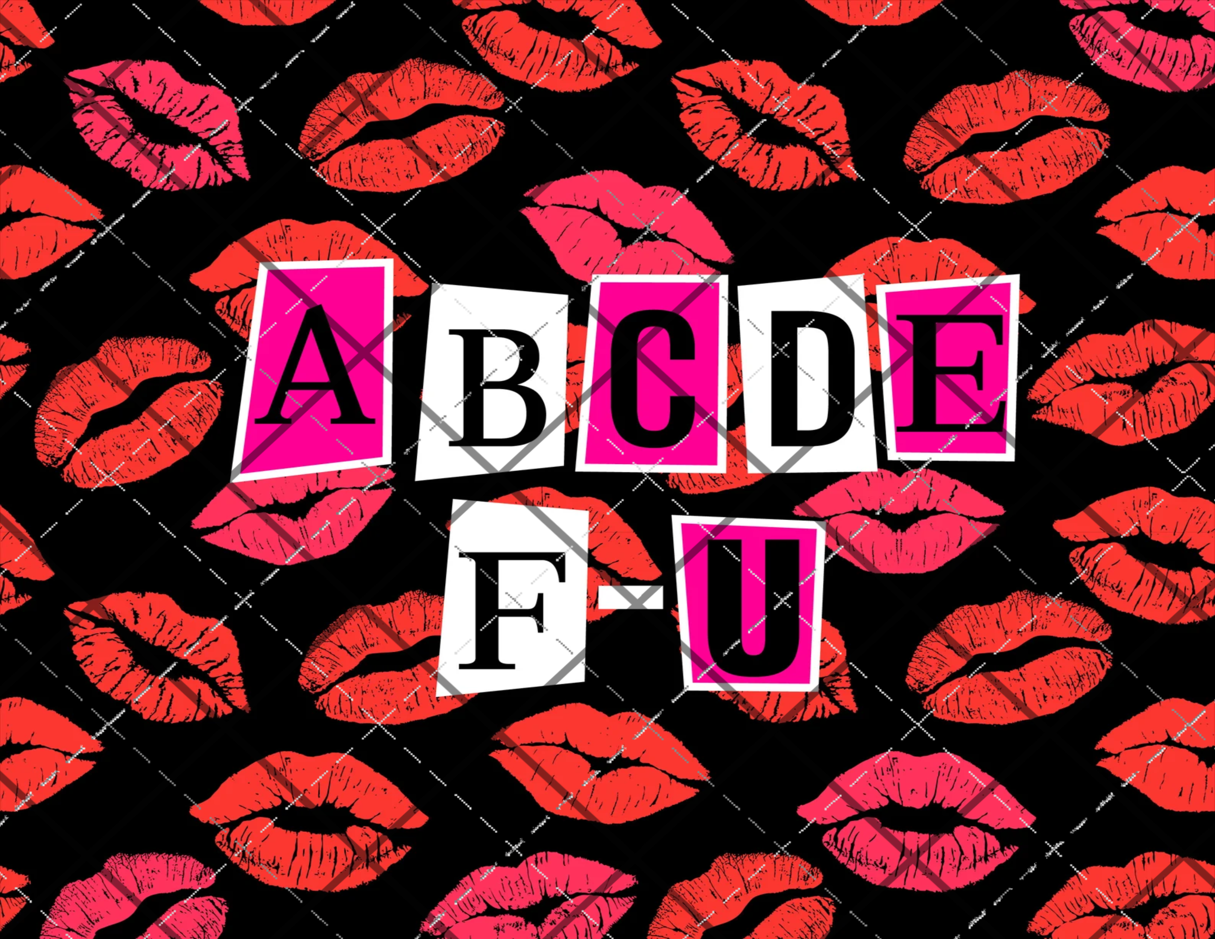 ABCDE F-U 20oz Skinny Wrap DIGITAL DOWNLOAD