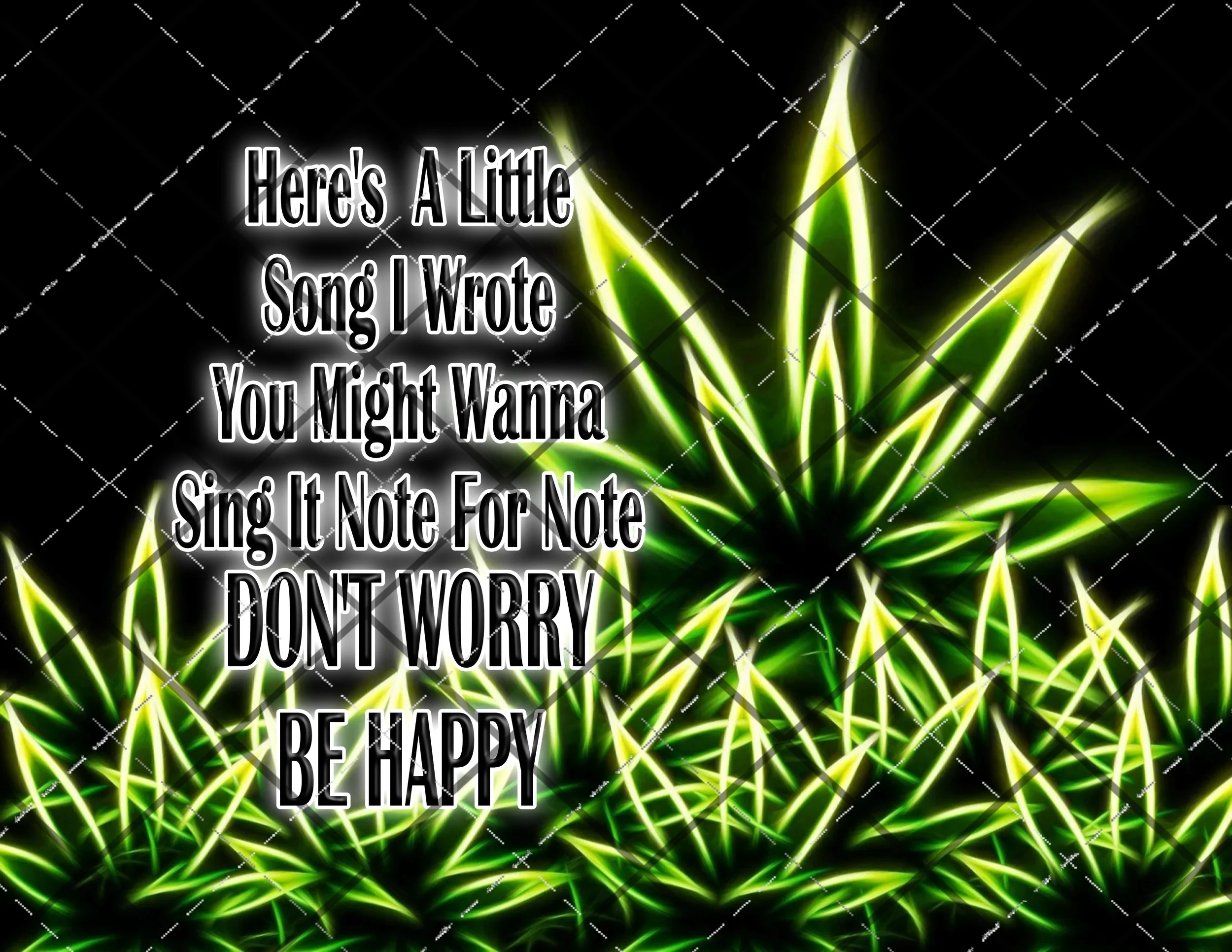 Don't Worry Be Happy 20oz Skinny Wrap DIGITAL DOWNLOAD