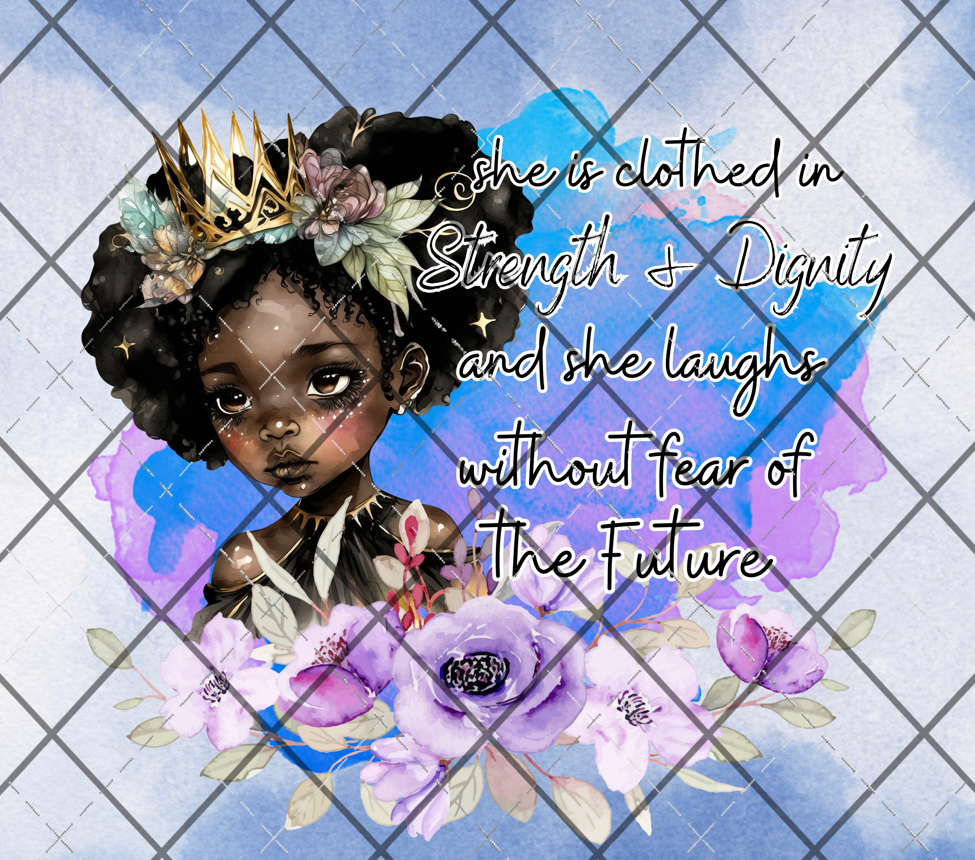 Clothed in Strength 20oz Skinny Wrap  DIGITAL DOWNLOAD