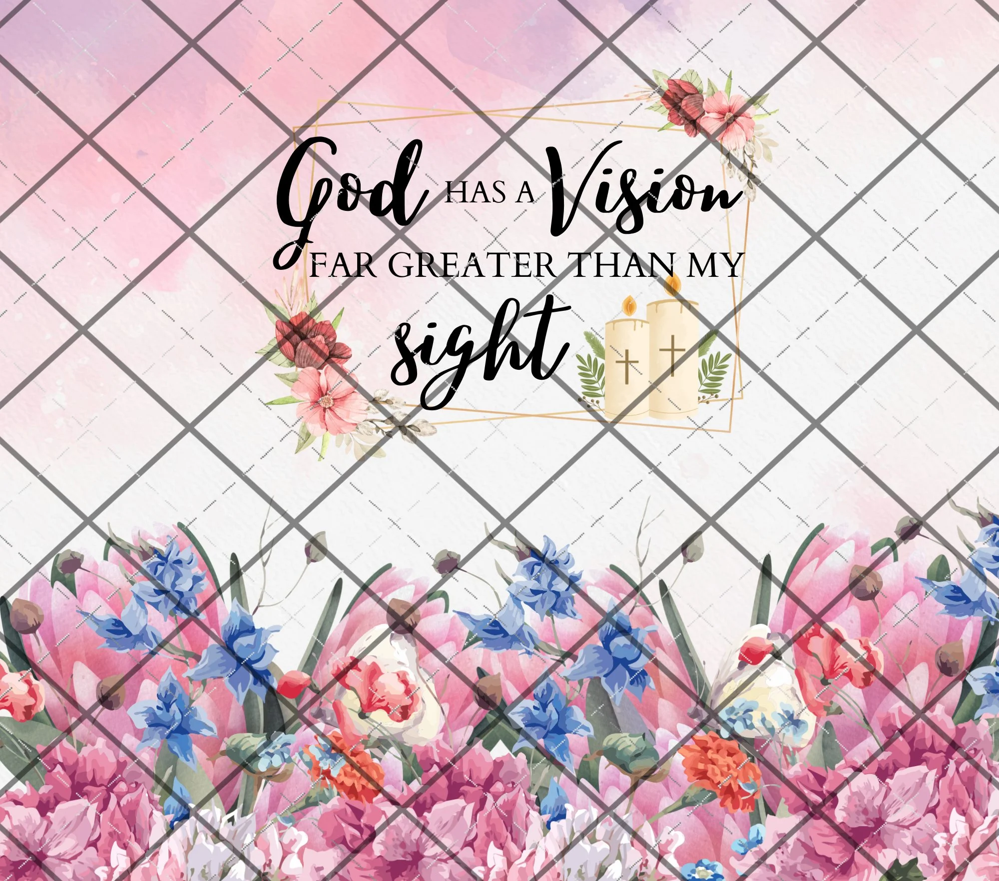 God Has A Vision 20oz Skinny Wrap DIGITAL DOWNLOAD