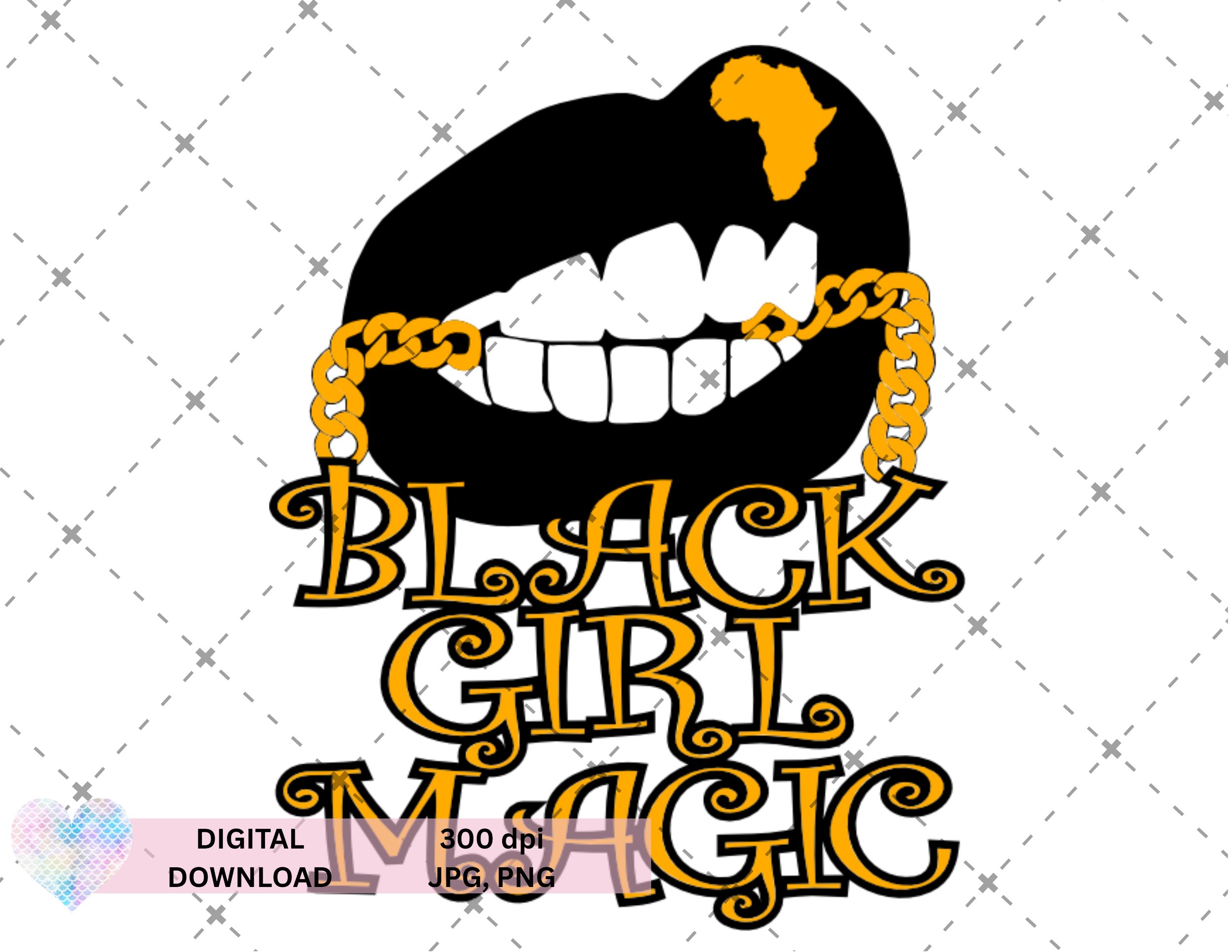 Black Girl Magic PNG FILE DIGITAL DOWNLOAD