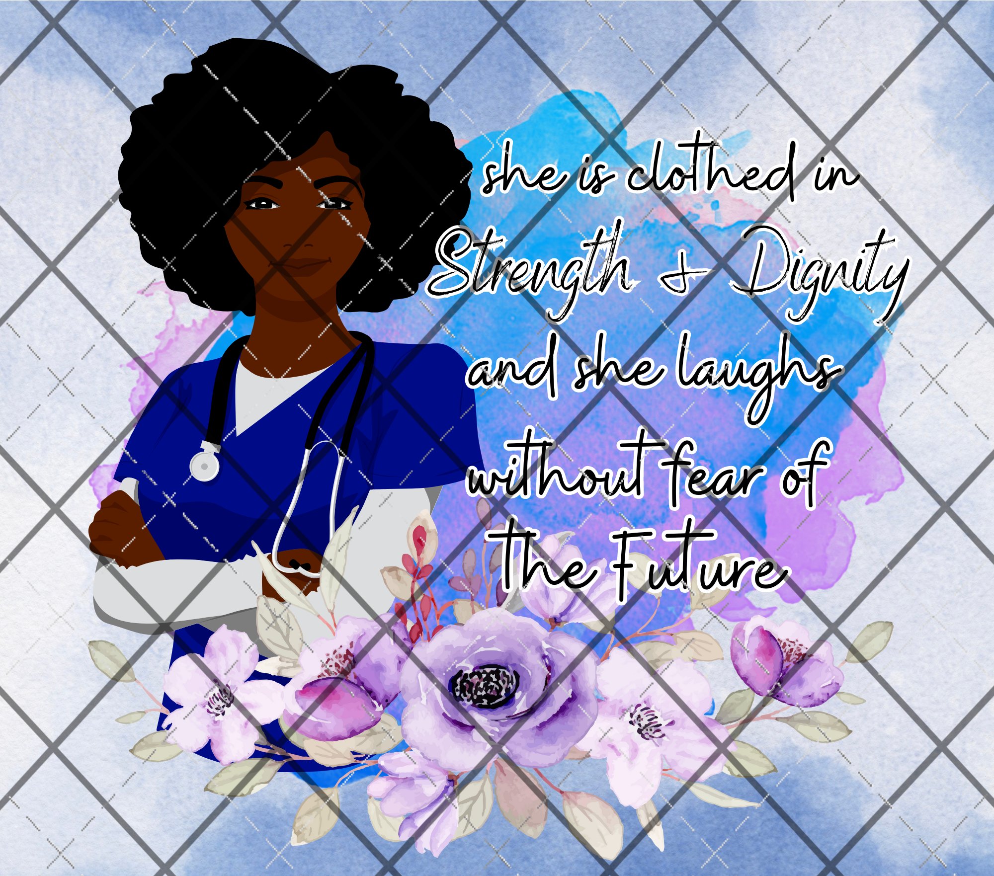 Clothed in Strength & Dignity 20oz Skinny Wrap DIGITAL DOWNLOAD