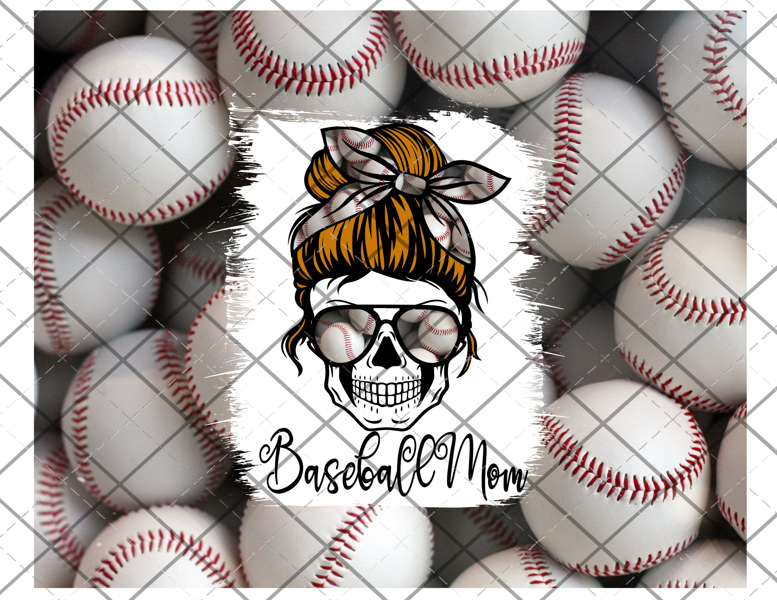 Baseball Mom 20oz Skinny Wrap DIGITAL DOWNLOAD