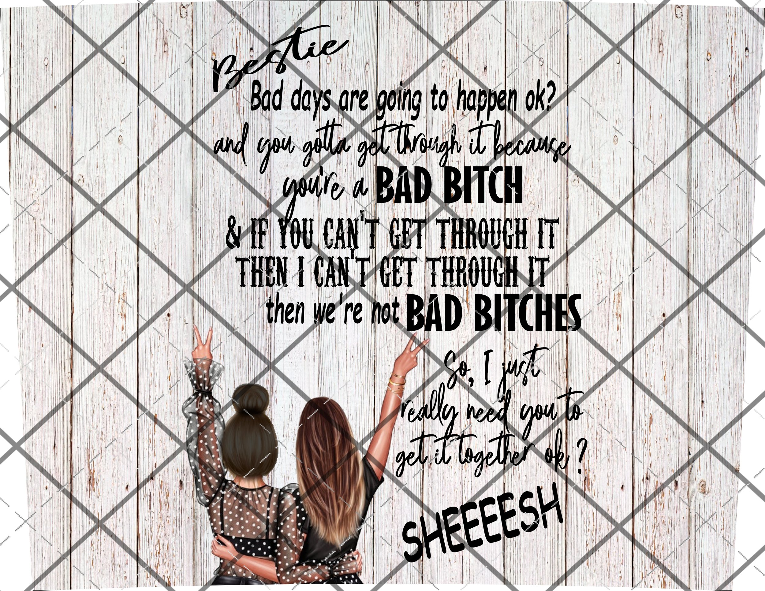 Bestie 20oz Skinny Wrap DIGITAL DOWNLOAD