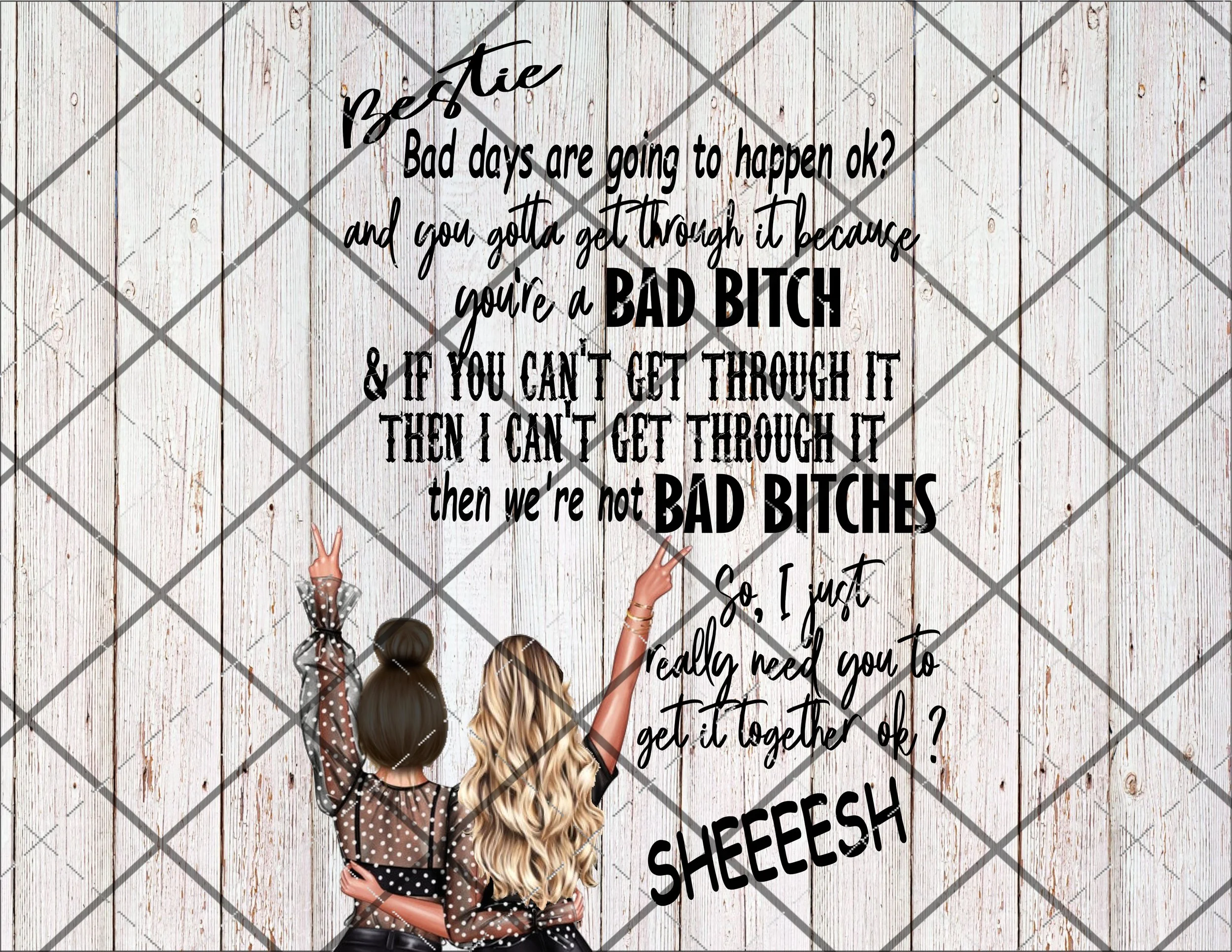 Bestie 20oz Skinny Wrap DIGITAL DOWNLOAD