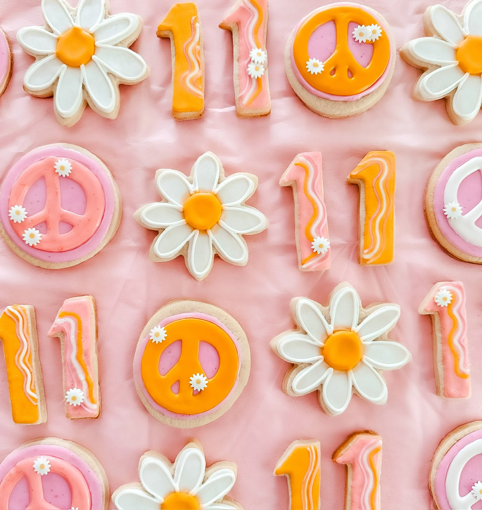 Groovey One Birthday Sugar Cookies4.JPG