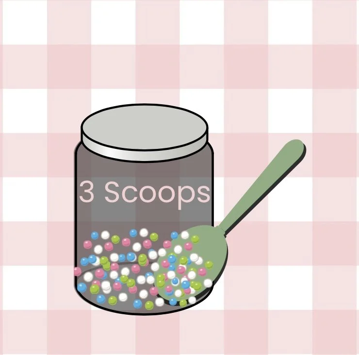 3 Scoops (50+ items)