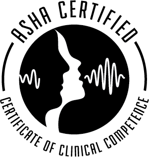 ASHA logo, ASHA certified speech therapists in Richardson, TX