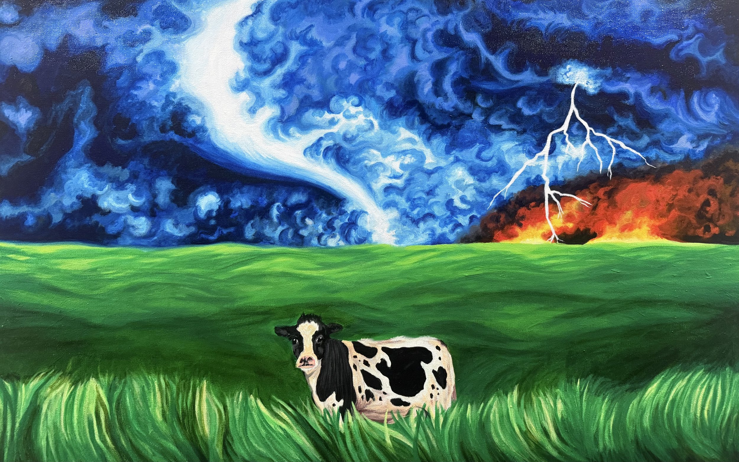 "Oblivious" Original Painting