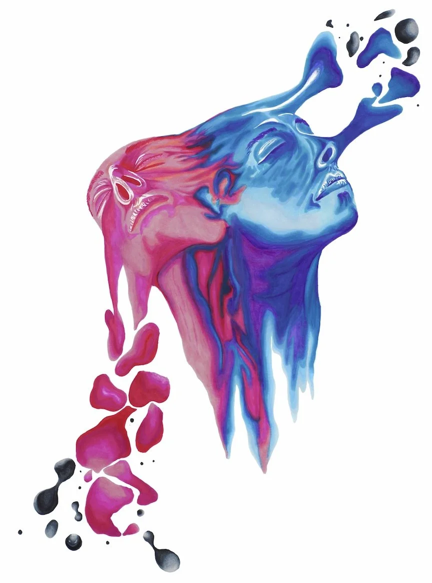 "Higher Power", Copic Marker on Bristol Paper, 23 x 29 inches 
2024