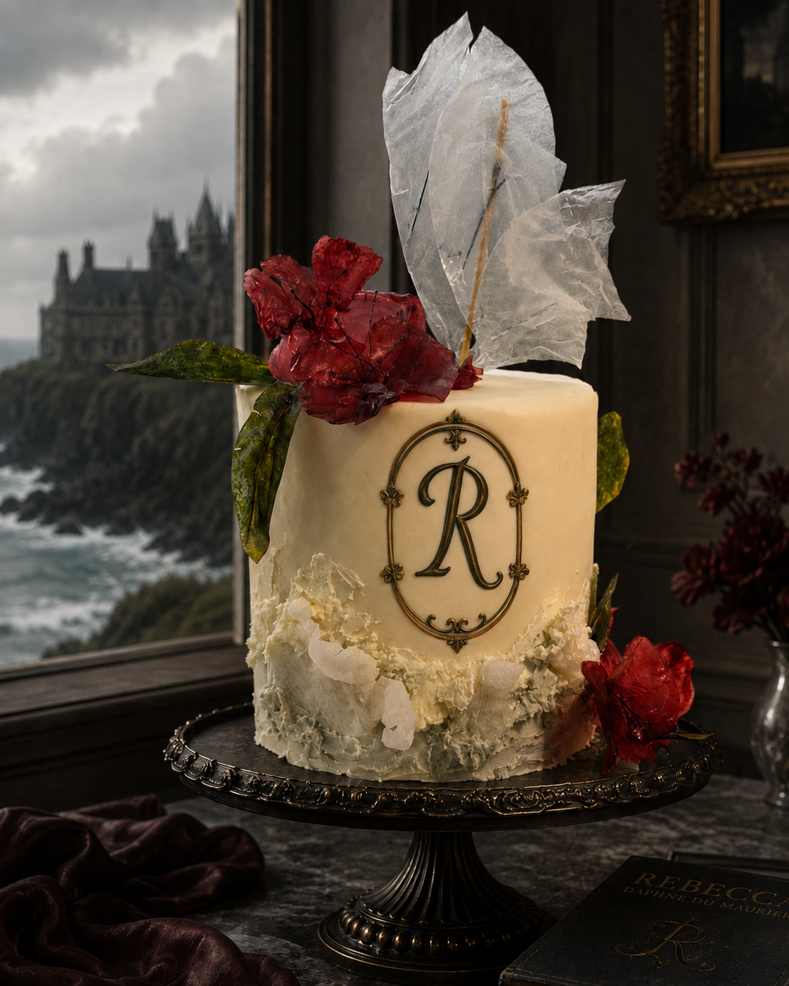 Inspired by Daphne du Maurier's Rebecca — a story of beauty,
obsession and the presence of a woman who refuses to disappear.