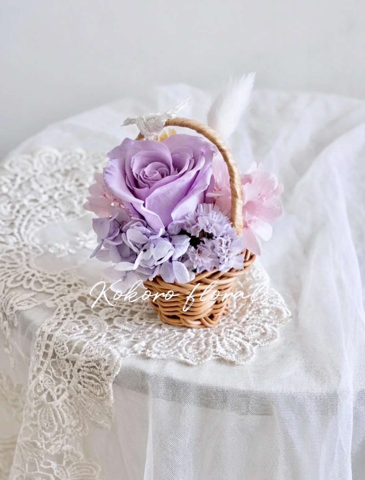 Mini Rose Basket