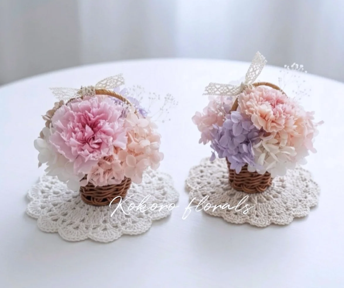 Mini Floral Basket