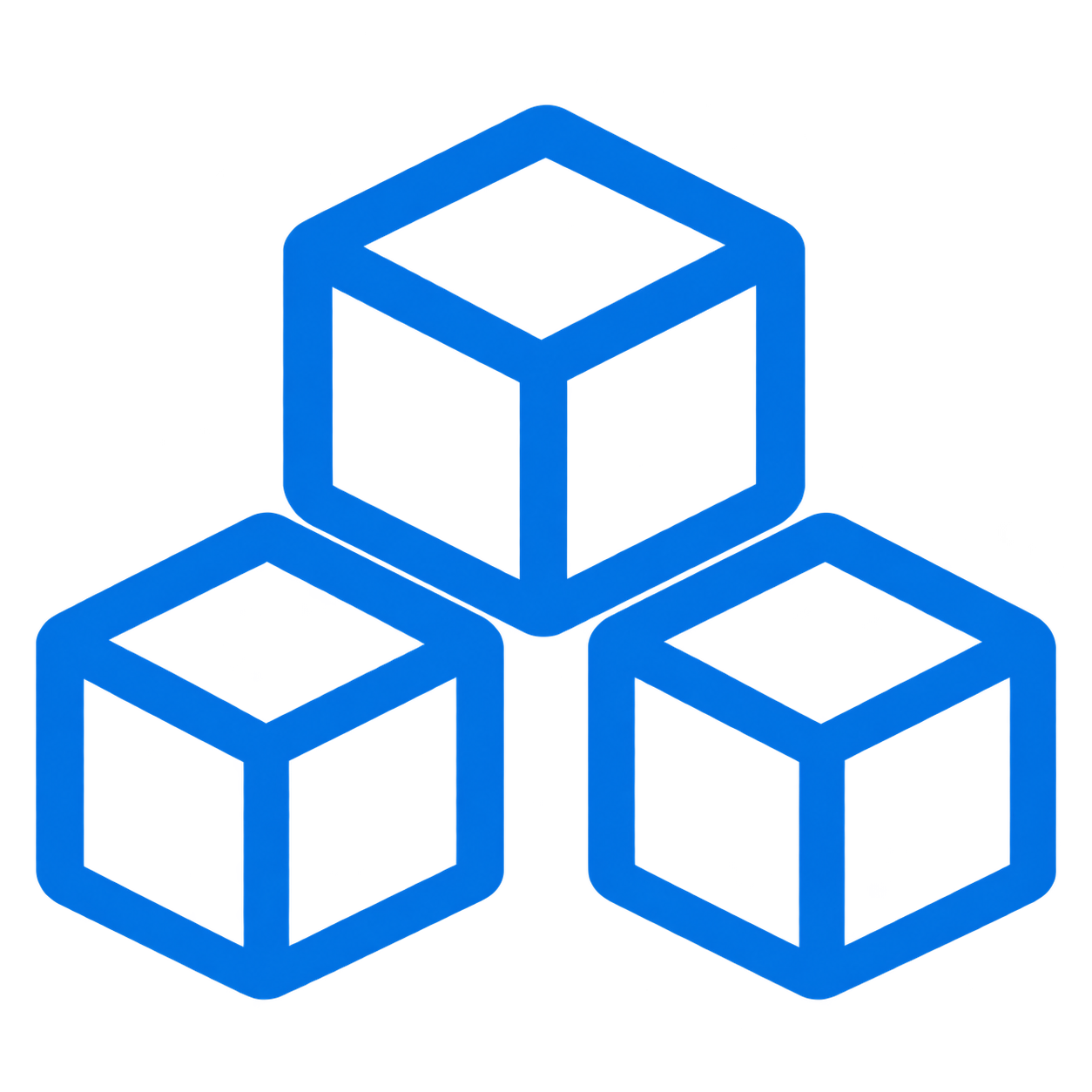 Geometric drawing of an outline square with sections divided by vertical, horizontal, and circle lines.