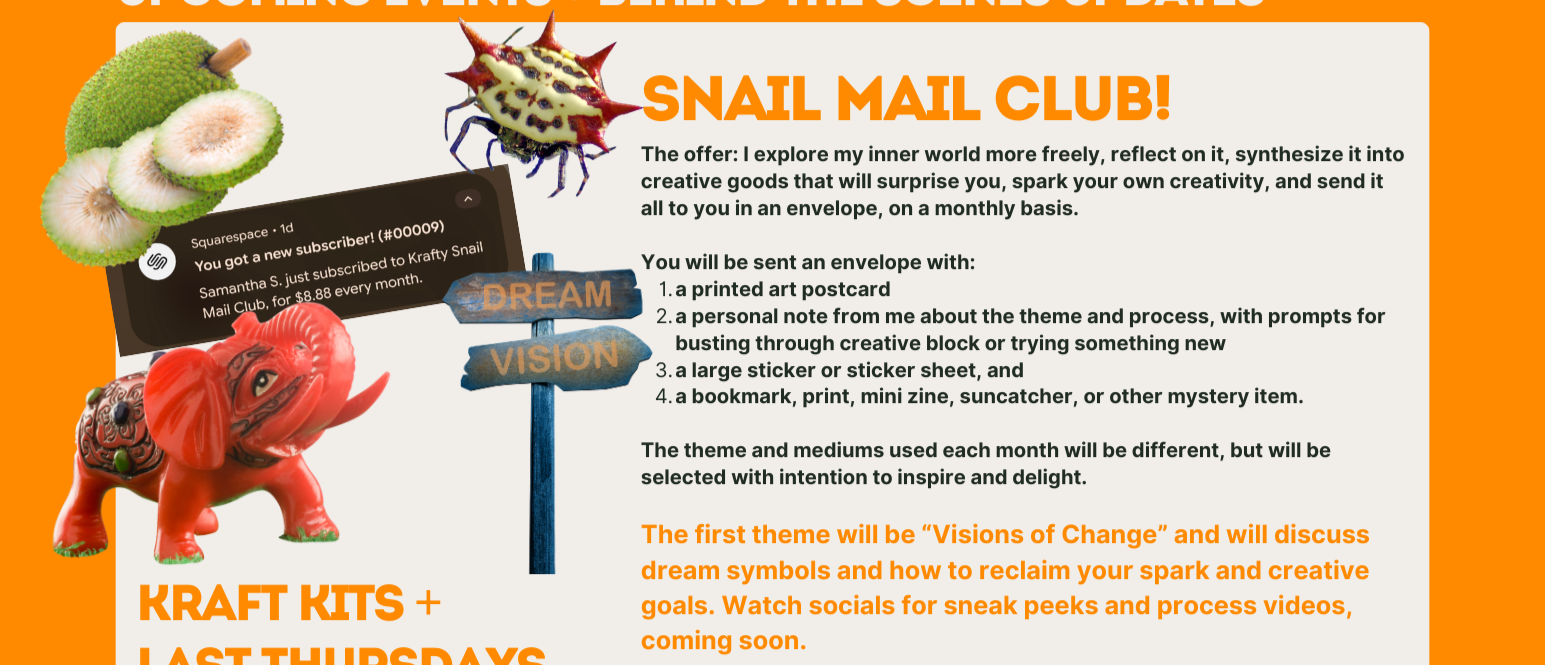 Krafty Snail Mail Club