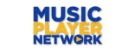 Logo with the words 'Music Player Network' in yellow and blue text.