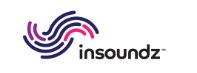 Insoundz logo with stylized purple and black wave design