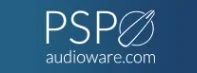 Logo for PSP Audioware with text 'PSP audioware.com'