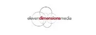 Eleven Dimensions Media logo with stylized text and overlapping circles