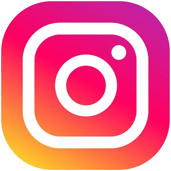 Instagram app logo / icon with a white camera outline on a pink, orange, and purple gradient background.