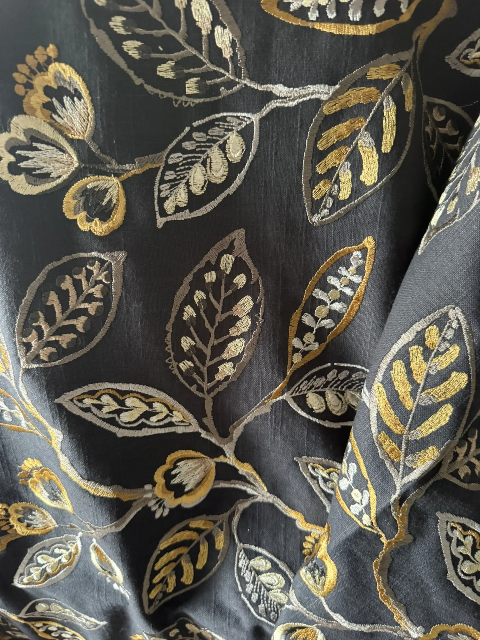 Carole One Voice Iron Ore Embroidered