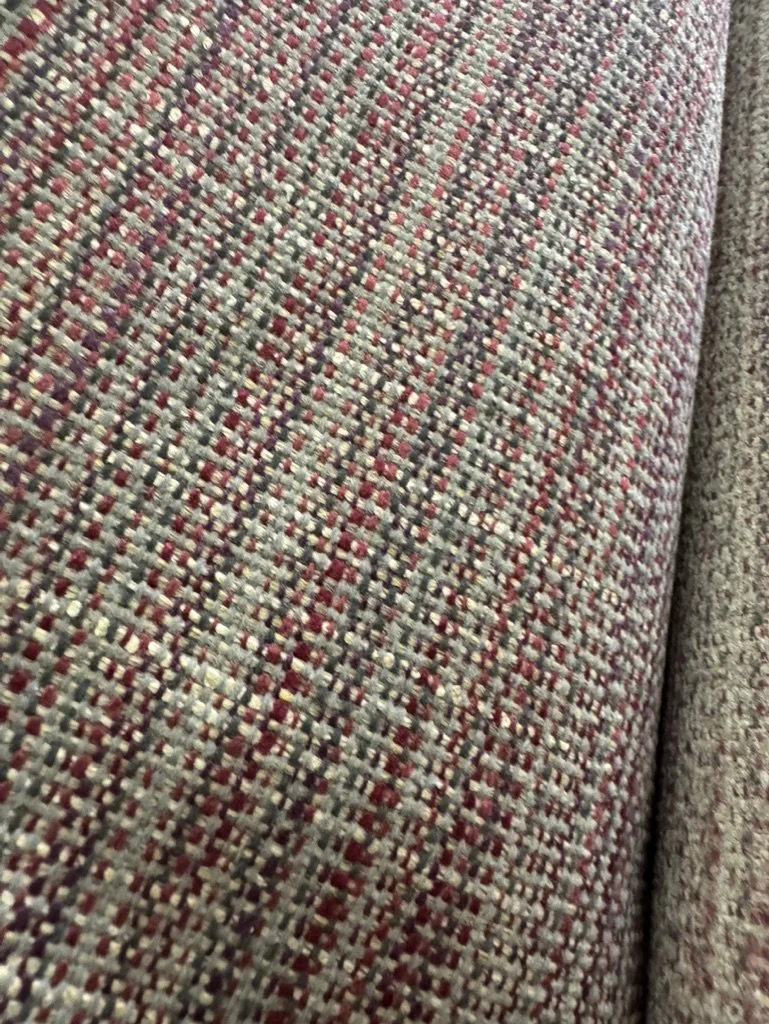 Plum Multi Tweedy Fabric