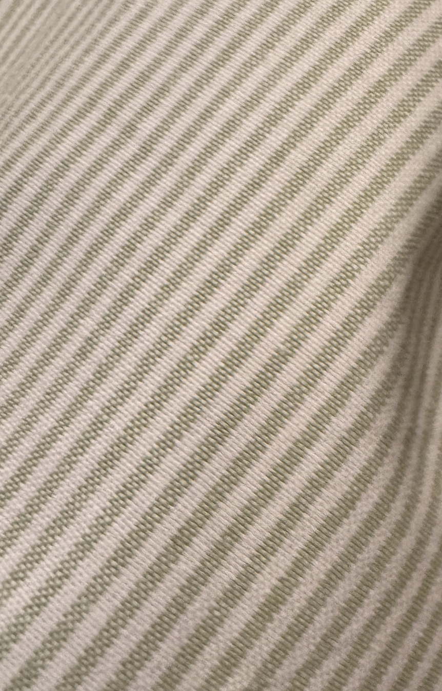 Pale Green Stripe Fabric