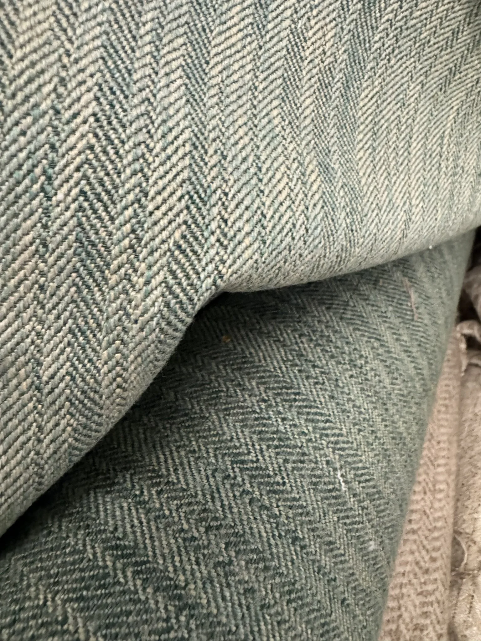 Green Multi Herringbone