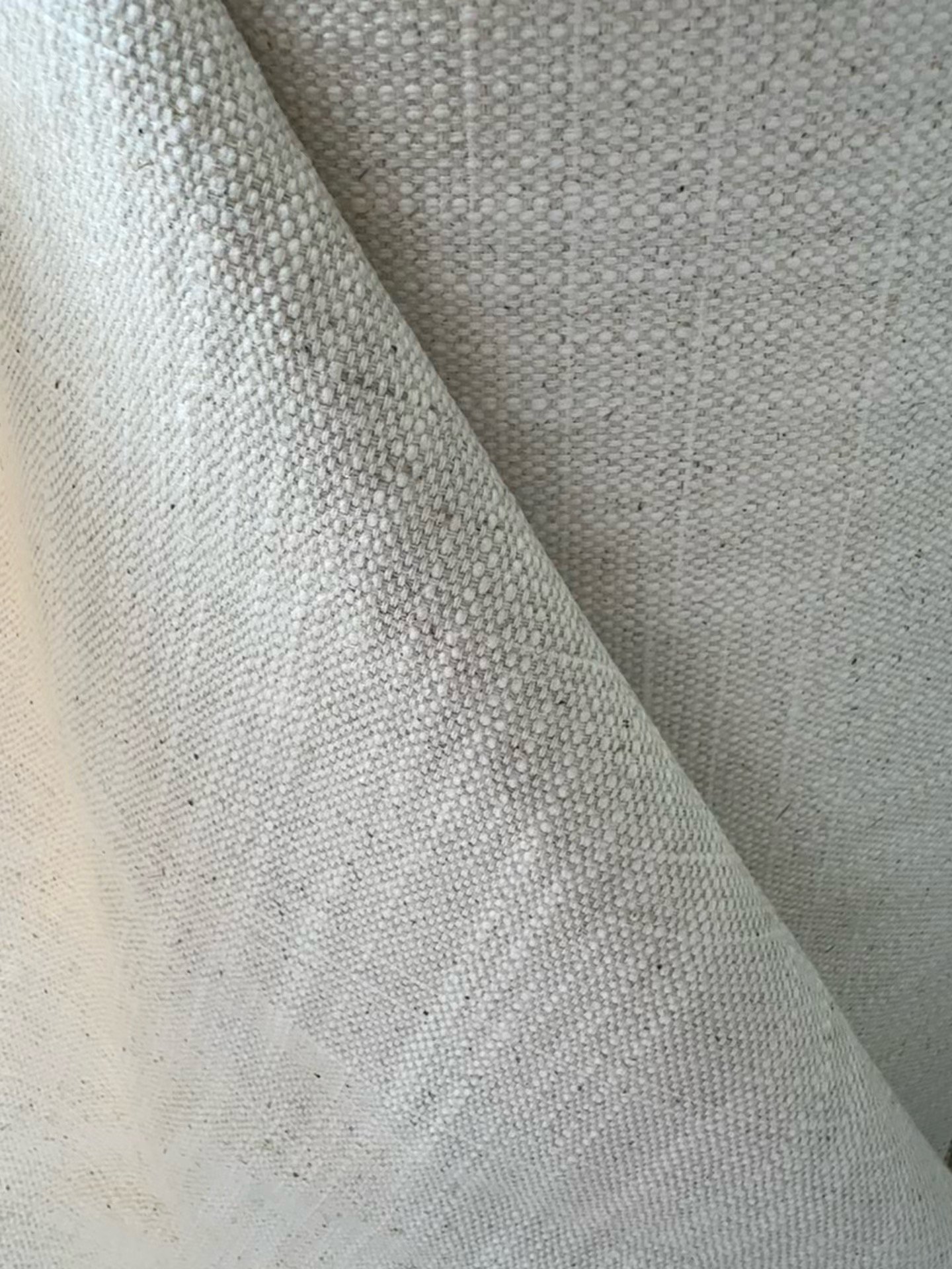 Beige Woven Solid Plain