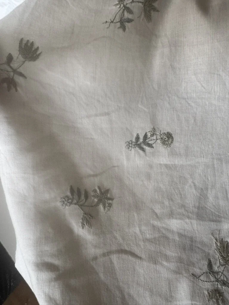Tiny Floral Embroidery