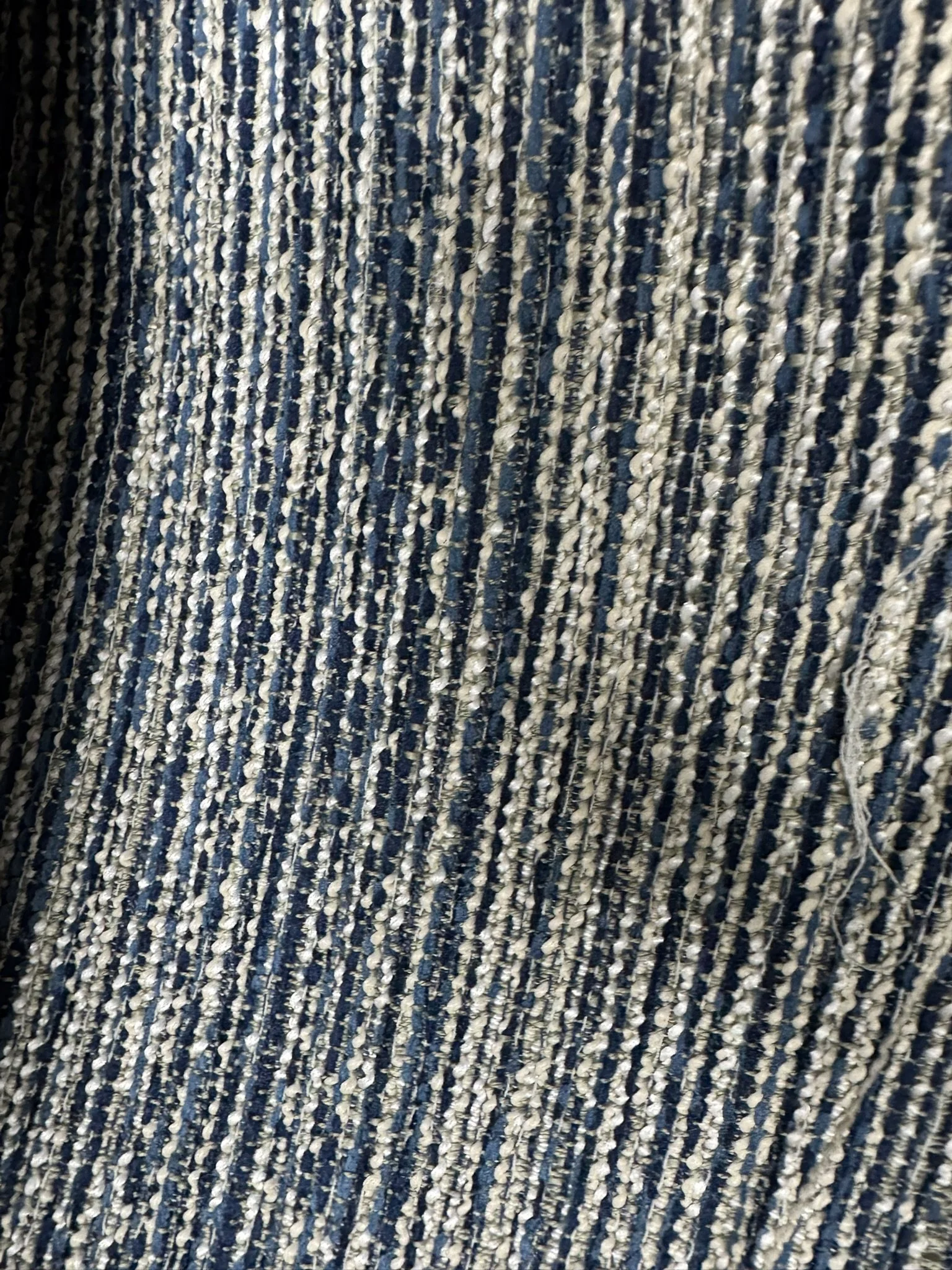 Woven Blues Stripe 2 yards