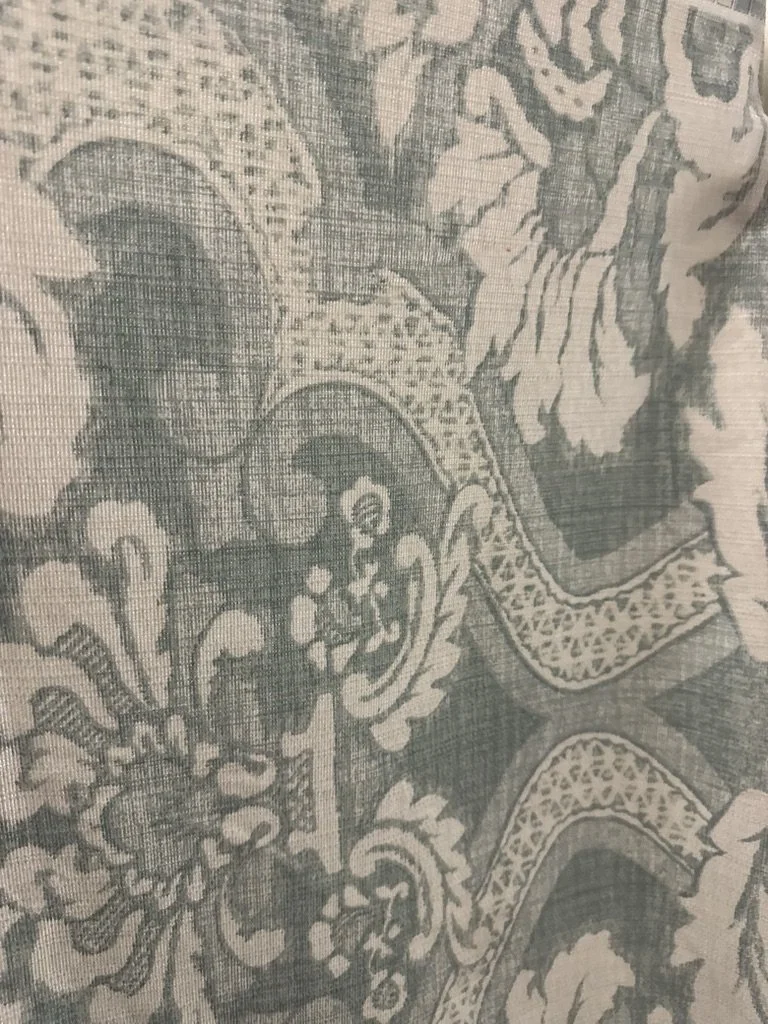 Nina Campbell Coromandel Meredith Aqua Fabric