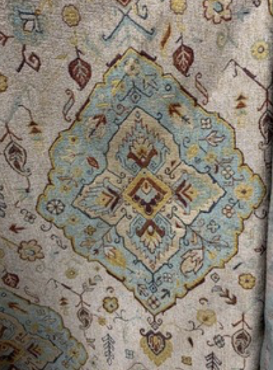 Blue Ripple Fancy Jacquard 5 yards