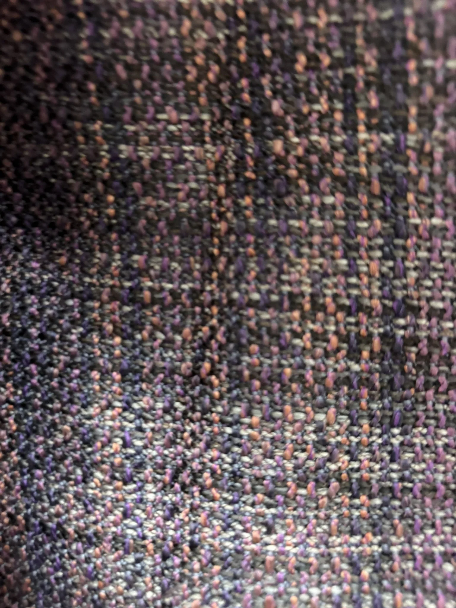 Purple Plumy Multi Tweed