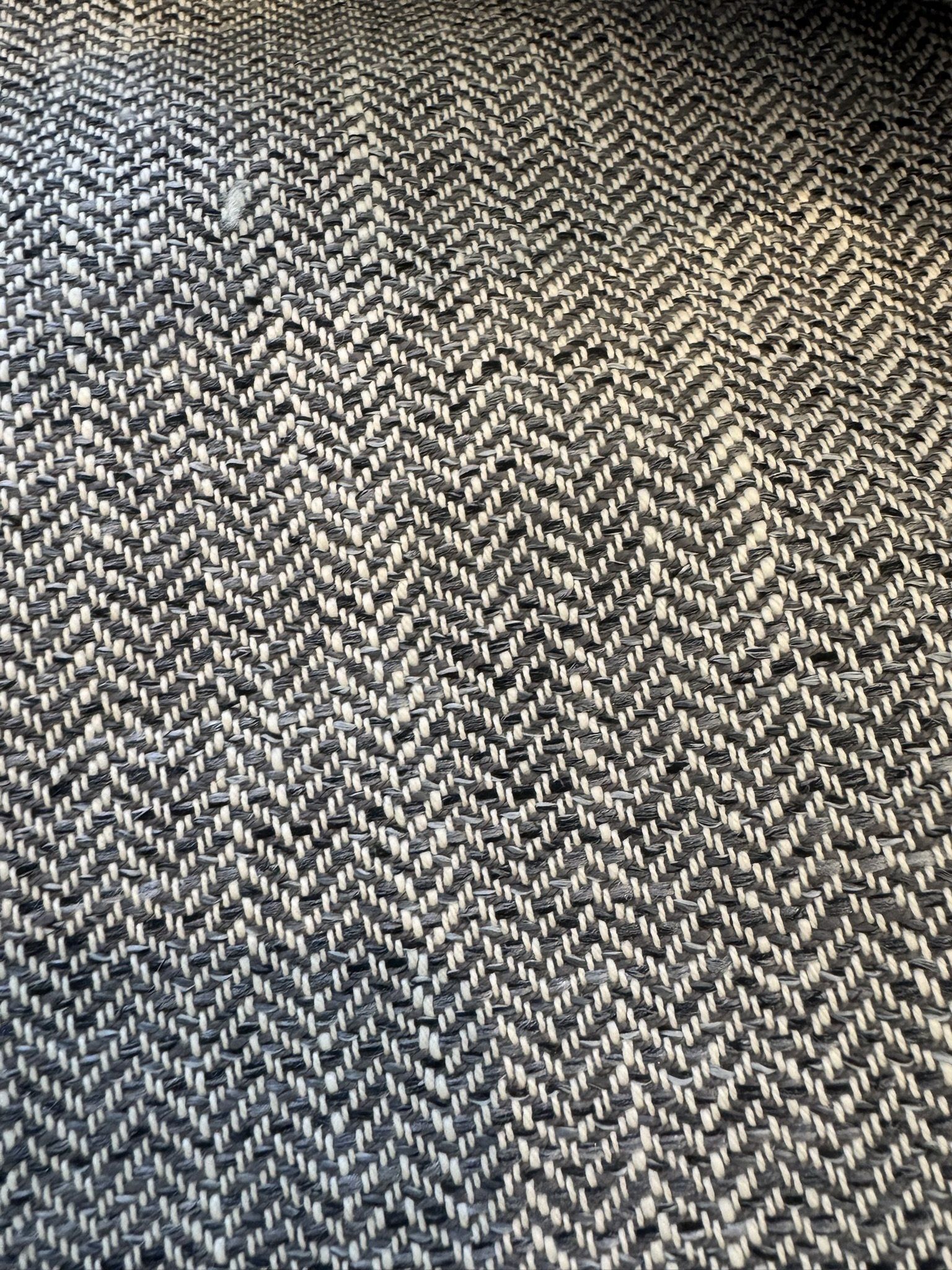 Charcoal Grey Performance Herringbone 3 yards