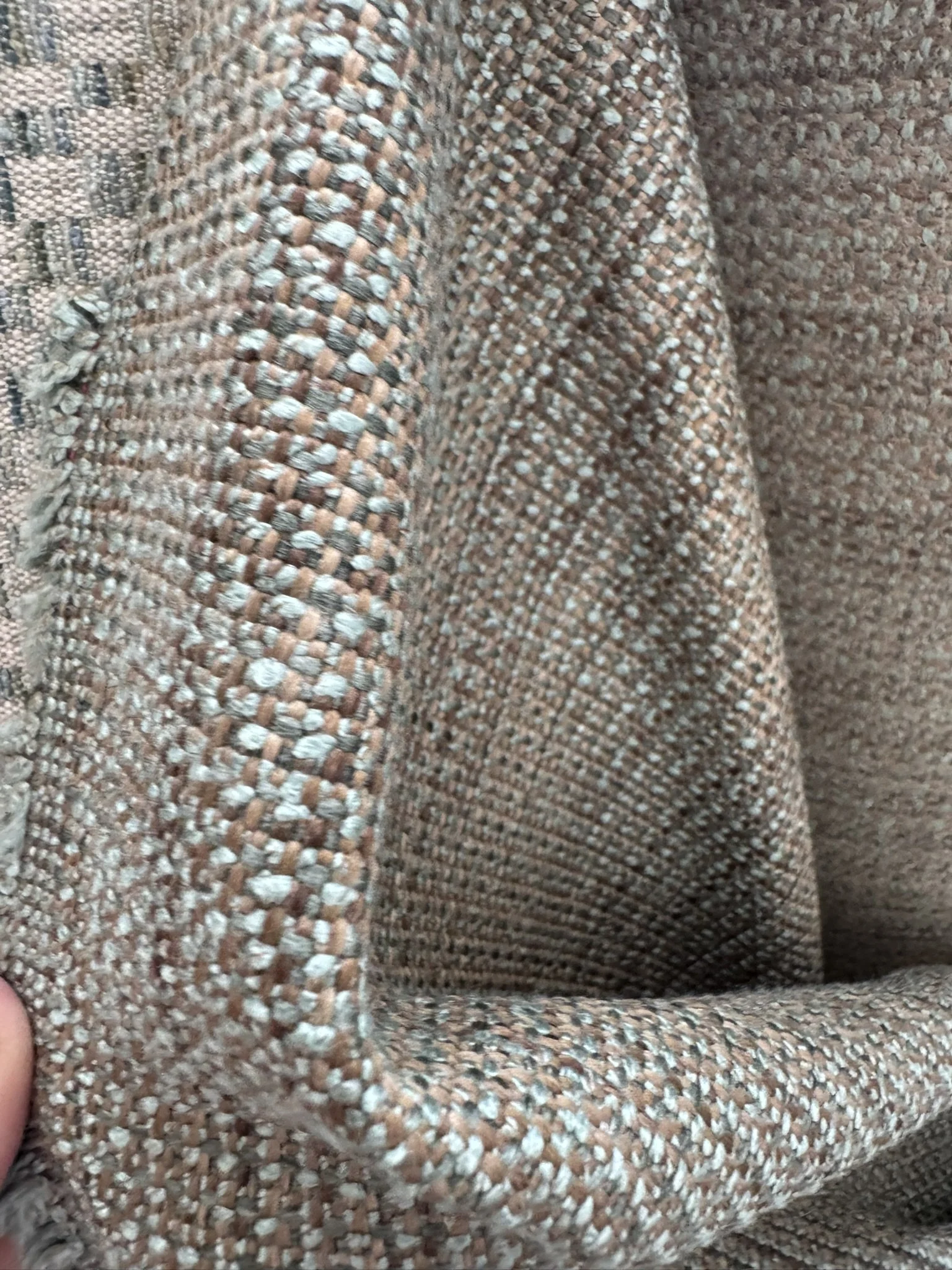 Chunky Teal Multi Plain
