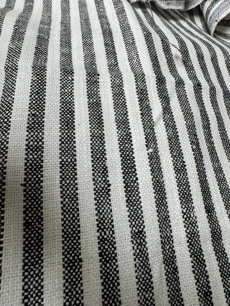 Black and White Stripe 1 yard