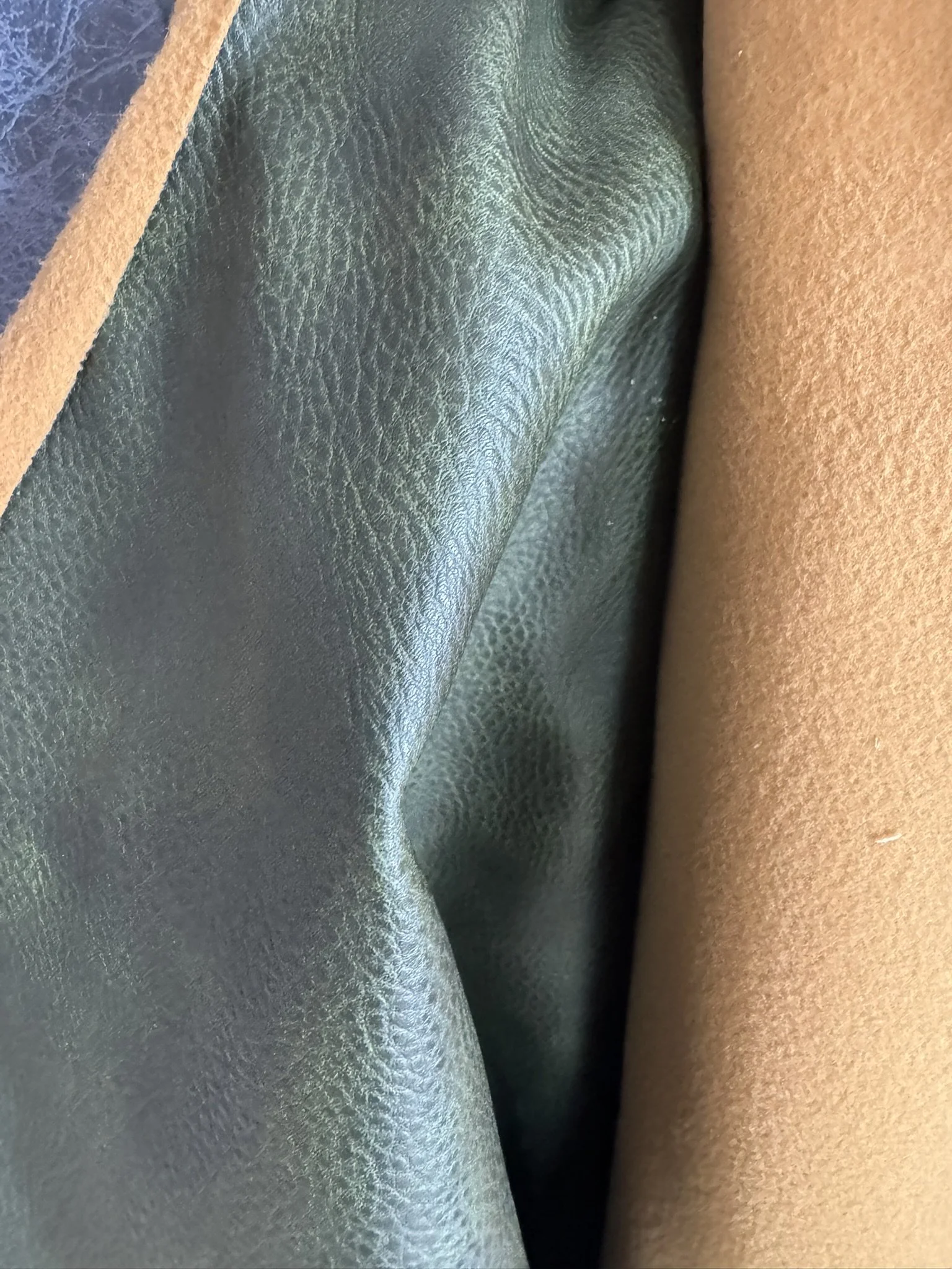 Dark Green Textured Vinyl