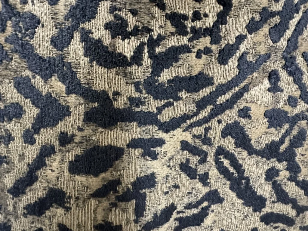 Eden Navy Abstract Jacquard
