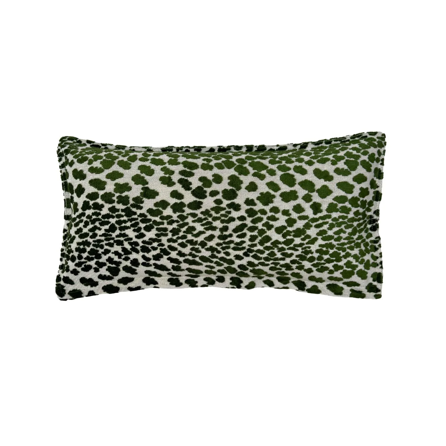 11 x 22 Green Animal Cut Velvet