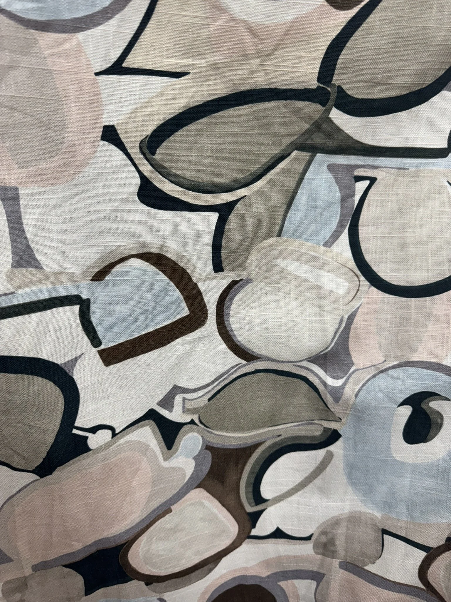 Abstract Multi Print Fabric
