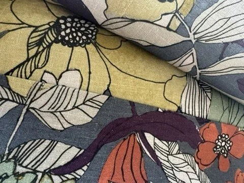 Edinburgh Weavers Maisie Aubergine